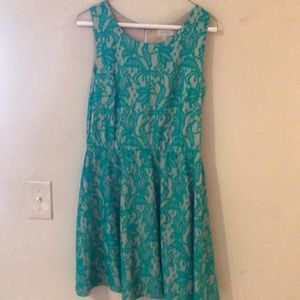 Beautiful teal summer dress